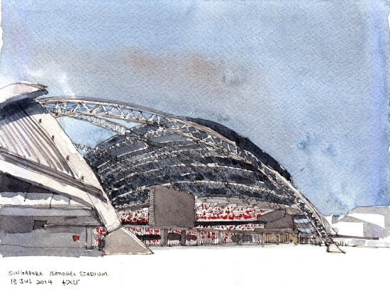 Альбом для акварели Strathmore "300 Series", 300гр/м2, 22,9х30,5см 12л, спираль по короткой стороне